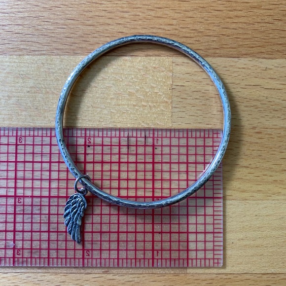 Rustic finished bangle - Picture 2 of 2
